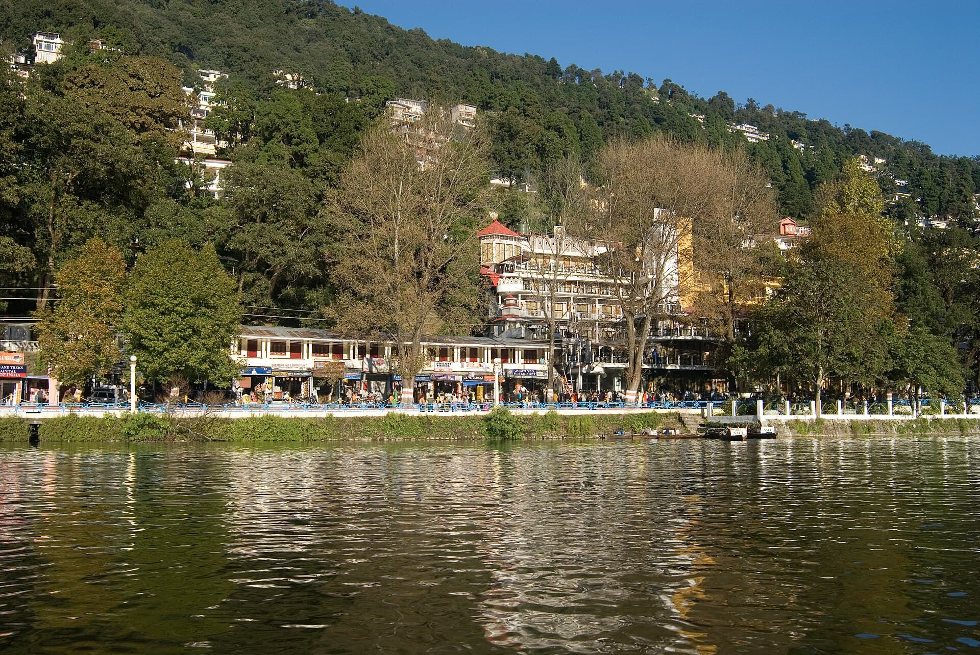 Mall Road lakeside walk, Nainital