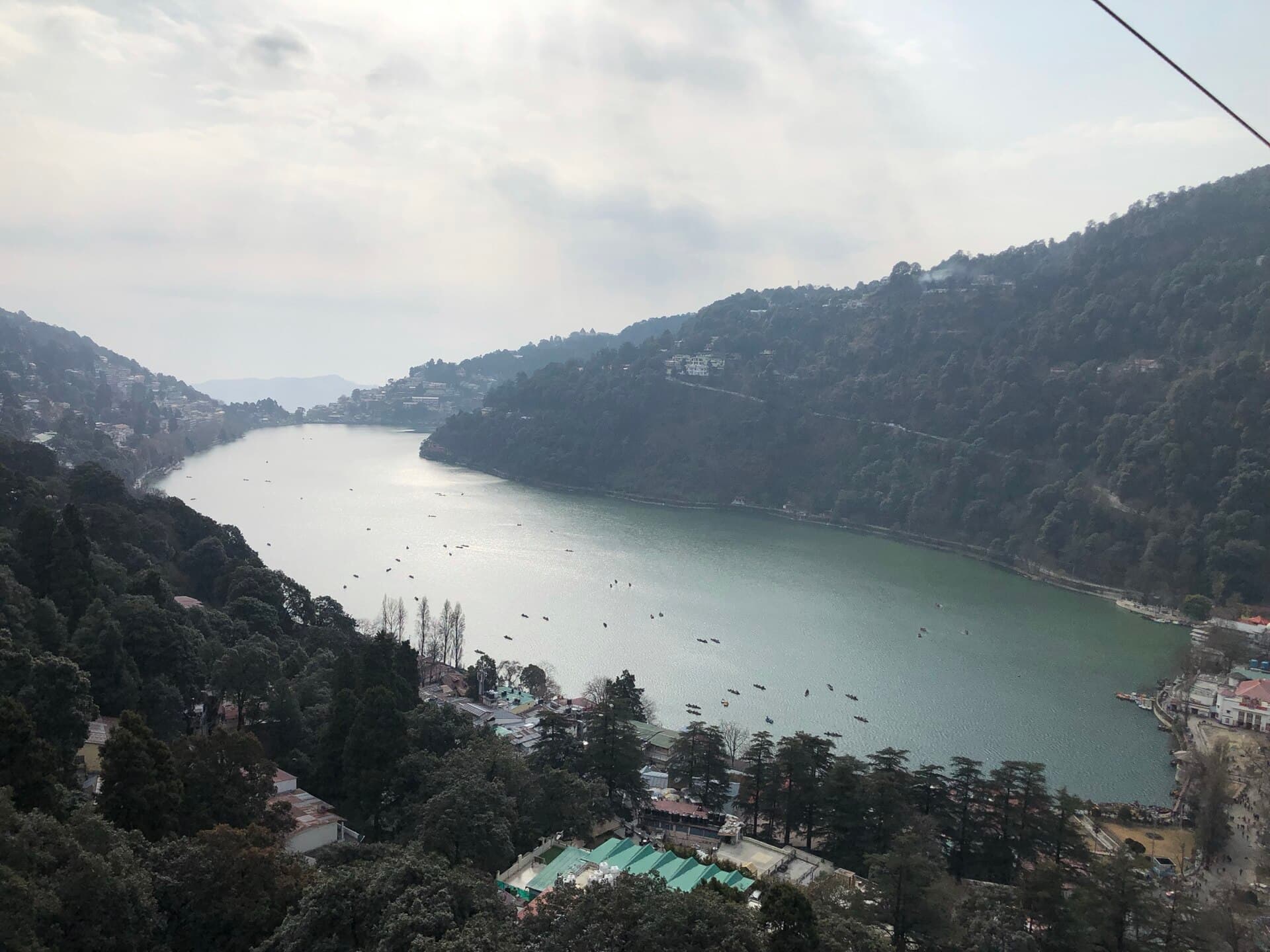 Naini Lake seen from Snow View Point