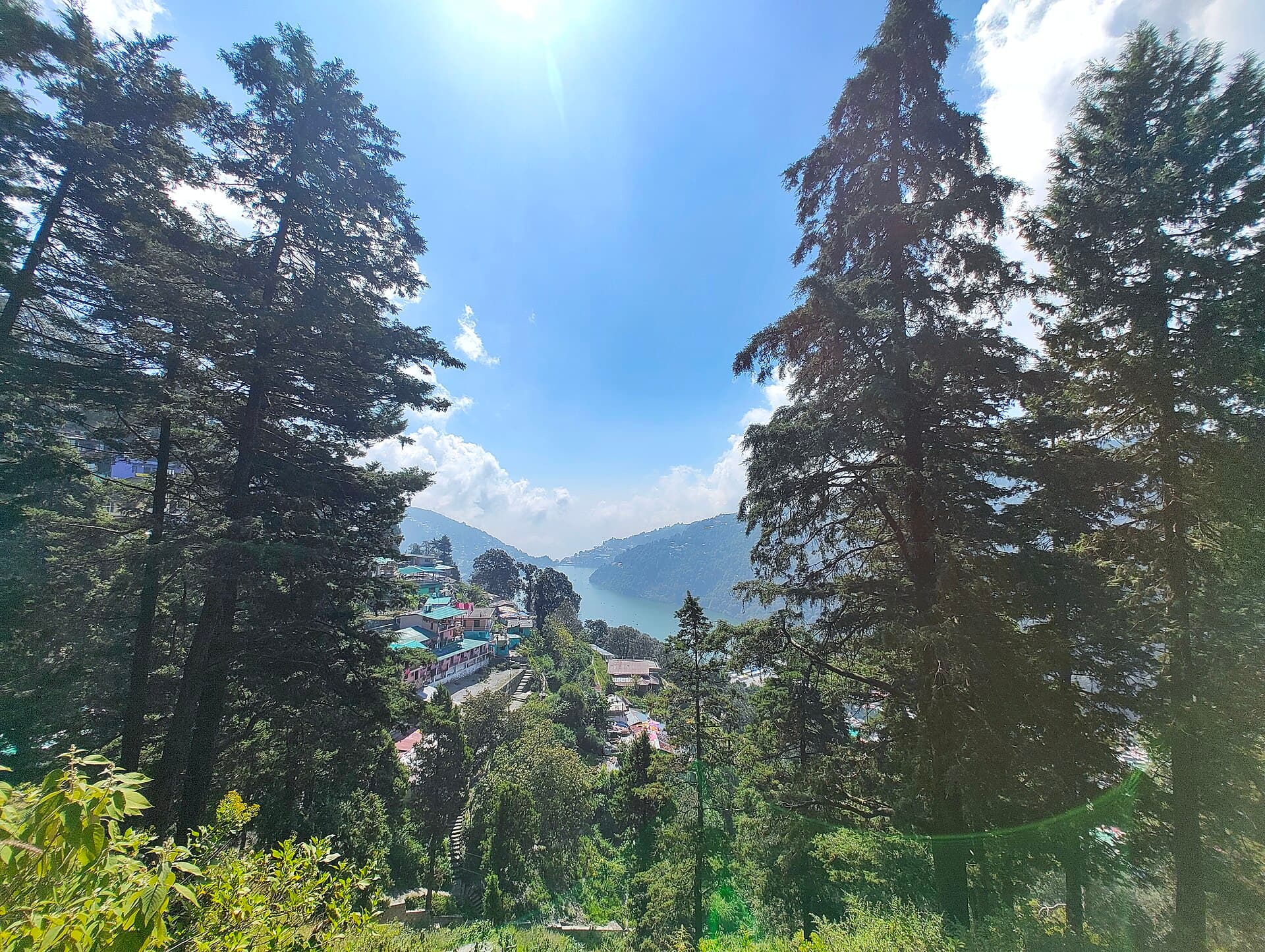 Snow View Point ridge above Nainital
