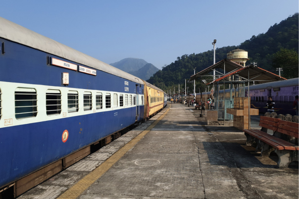 Picture of Kathgodam railway station. 